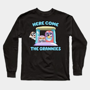 Here Come The Grannies - Bluey Long Sleeve T-Shirt